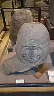 武装石人（岩戸山古墳）正福寺所有（岩戸山歴史文化交流館保管）福岡県指定有形文化財