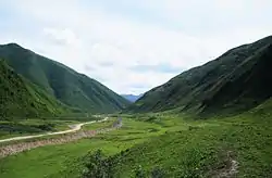 秦許郷の渓谷風景