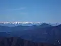 峰宮跡分岐から白峰三山から甲斐駒ヶ岳