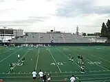 同じく2007年のIFAFワールドカップジャパン以降、旧三塁側に設置された当時のバックスタンド。