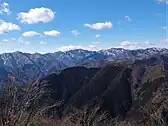 川苔山から北西方面