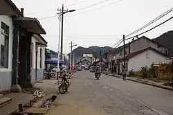六道溝鎮市街地