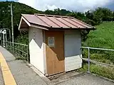 閉鎖されたトイレ (2023年8月）
