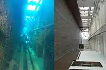 氷川丸と平安丸のデッキ比較