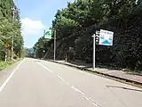 庄原市西城・東城町境の分水嶺と国道314号