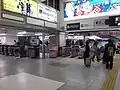 2017年5月で閉鎖された南口改札（2016年2月）