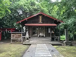 青森県弘前市の弘前天満宮の拝殿