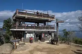 山頂の展望台