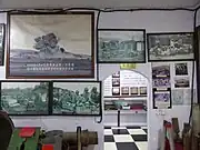 張鼓峰事件記念館内部の展示物
