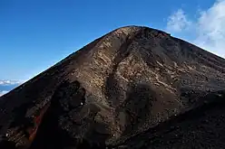 御鉢から見た高千穂峰