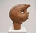 恵下古墳出土 鞆形埴輪東京国立博物館展示。