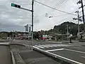 起点・田中橋交差点