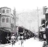 常盤館（後の岡崎グランド劇場）。現在はミニストップ岡崎伝馬通店が建っている。