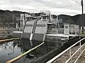 愛知県 新城市 大原調整池付近 サイフォン