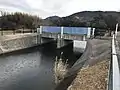 豊川用水の富岡第1開水路（東72地点）