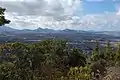 我拝師山と善通寺(西面)
