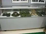 イラク派遣で使用された防暑用戦闘服類（展示物）