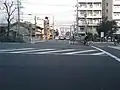 堀川通から見た戻り橋