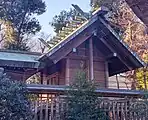 所沢神明社本殿(2021年12月撮影)