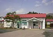 改築前の駅舎（2004年3月）