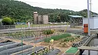 長良バス停・全景(2017年5月)