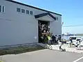 搬入口より山車搬入