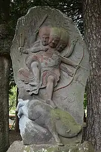 摩利支天(茅野市金沢・権現の森)