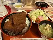 カツ丼セット（敦賀ヨーロッパ軒）