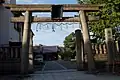 当社鳥居から撮影。