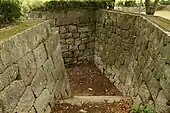 本丸の搦手虎口