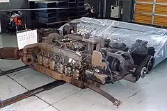 DMF13HS型エンジン（1998年10月 釧路運輸車両所）