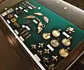 出土品（複製）吹田市立博物館展示。