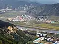 日出山山頂から望む南陽労働者区全景