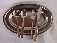 日本食堂の食堂車用洋食器1968年ごろ