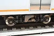 相鉄8000系の電動台車（2020年4月 星川駅）