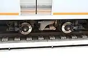 相鉄8000系の付随台車（2020年4月 星川駅）