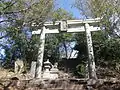 山頂（天守台）の日野江神社