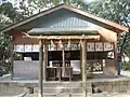 日野神社 仮拝殿(2008年)