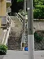 旧・延命寺（慶応2年の赤坂の戦いで全焼）の参道階段