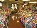 かつて展示されていた折り鶴