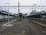 地平時代の構内 （2005年9月）