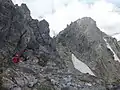 早月尾根の下り
