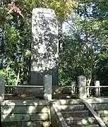 茨城県牛久市「明治天皇駐蹕之碑」