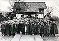 大正時代の西野神社 拝殿