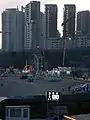 星海広場周辺には多くのマンションが建設中