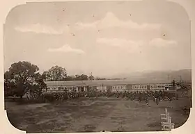 昭和7年当時 岡本尋常高等小学校 (現：南足柄市立岡本小学校)