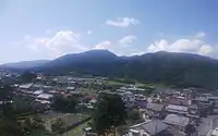 最上階から石田三成陣方向を望む