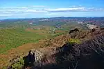 望洋台からの猿跳岩