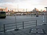 西口駅前ロータリー（2013年11月）