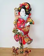 木目込み人形 「押絵羽子板」